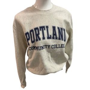 Portland community college crewneck sweatshirt
